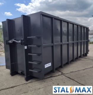 KONTENER HAKOWY Producent kontenerów Hakowych 36m3 Stal-Max RAL 7016 