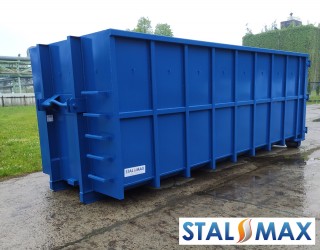 Kontenery Hakowe Transportowy 36 m3 Stal-Max RAL 5010