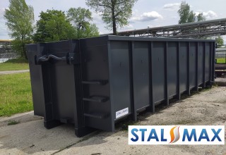 Kontener Hakowy do złomu 25 m3 Stal-Max RAL 7016