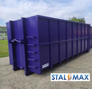 Kontener Hakowy do złomu 33 m3 Stal-Max RAL 5022