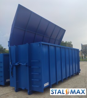 Kontener hakowy z dachem stal-max 5010 RAL